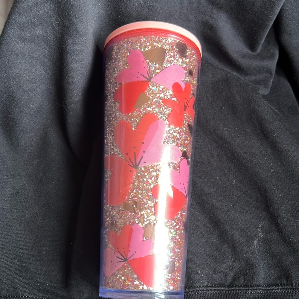 Starbucks Pink Floral Cold Cup